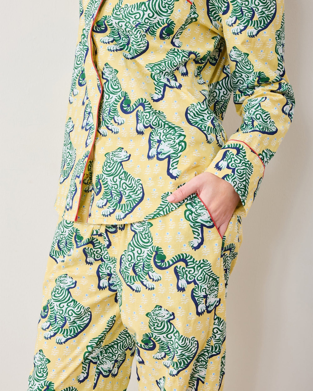 Tiger Queen - Long PJ Set - Citrine