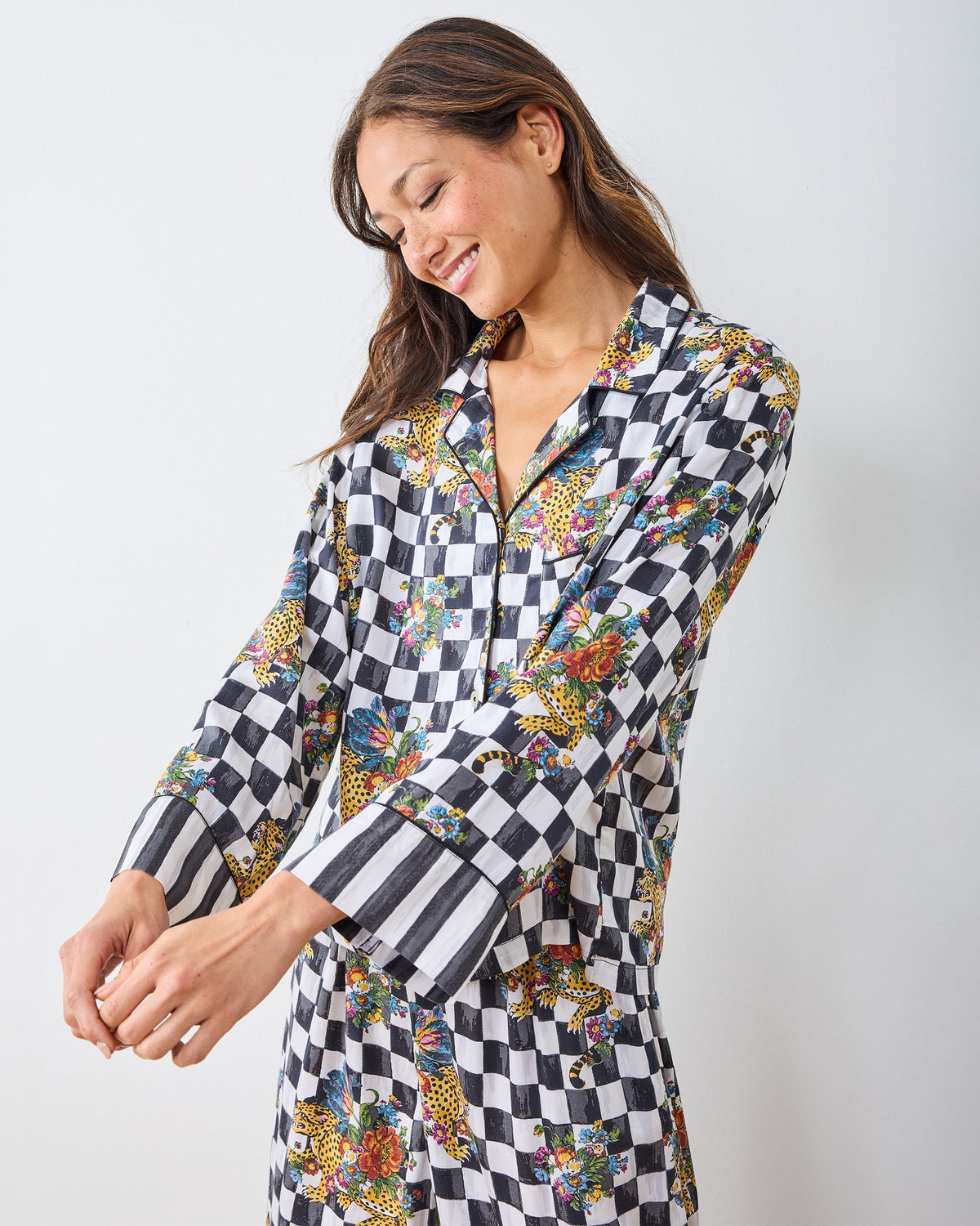 Courtly Check Bagheera - Eco Satin Soho Set - Floral